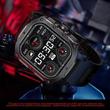 Rugged Multi - Sport Smartwatch – Ultimate Fitness Companion - InspiredGrabs.com